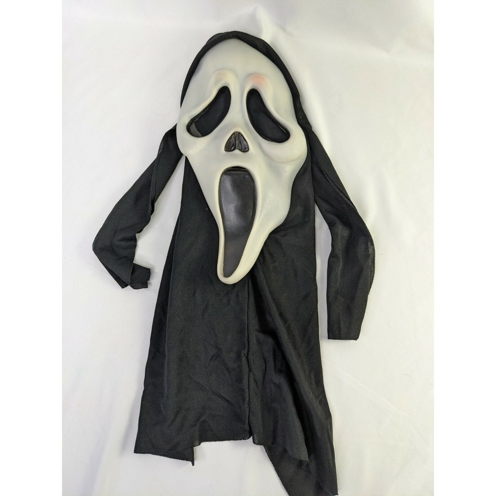 Scream Ghost Mask Glow in‎ the Dark Hood Easter Unlimited Inc